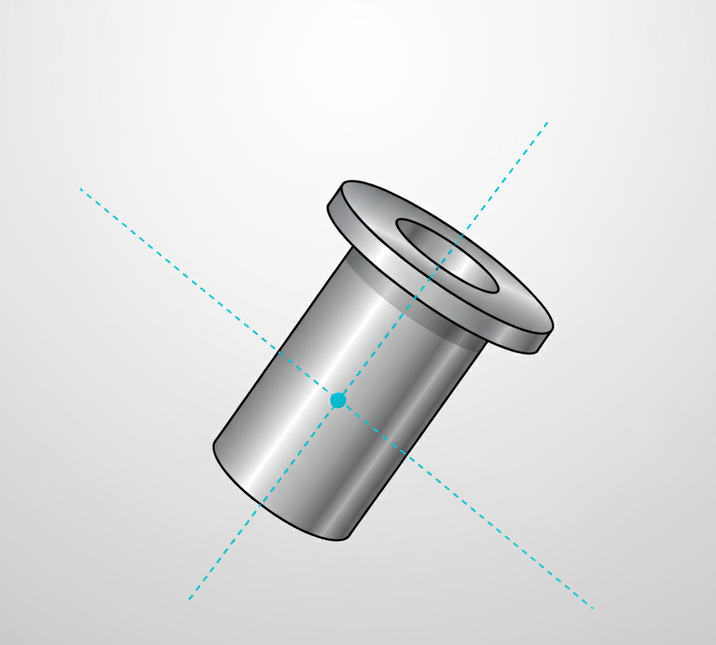 bucha de guia de precisão com flange