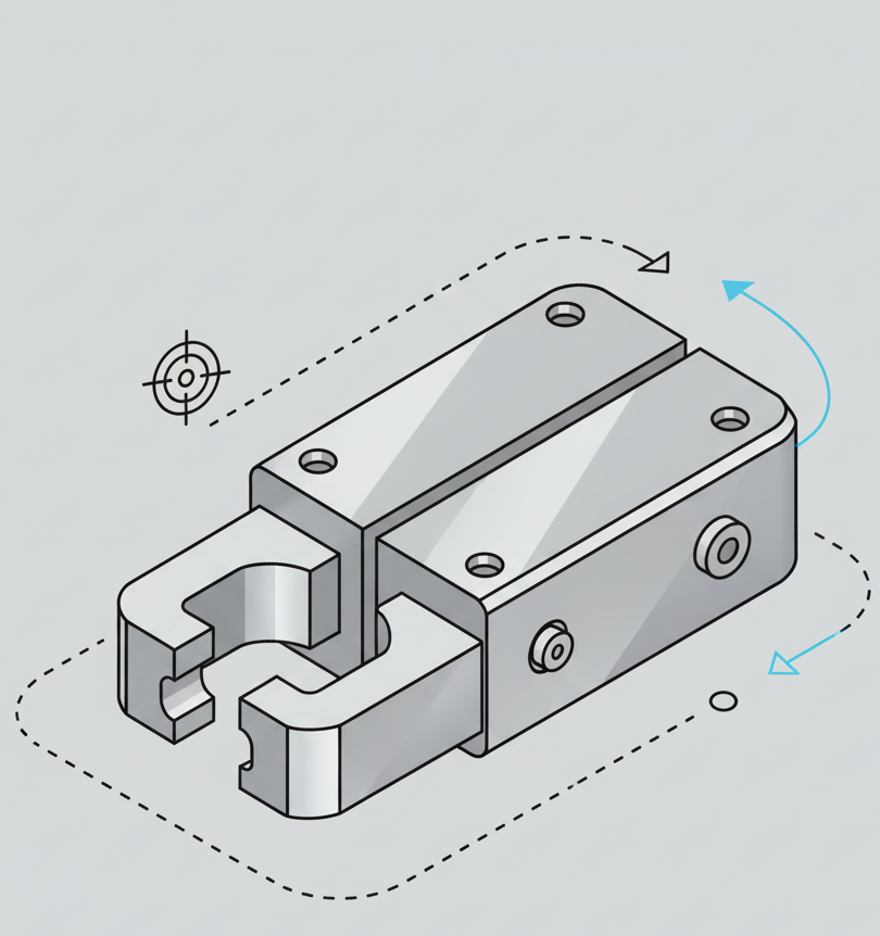 pinça de alimentação de alta precisão industrial